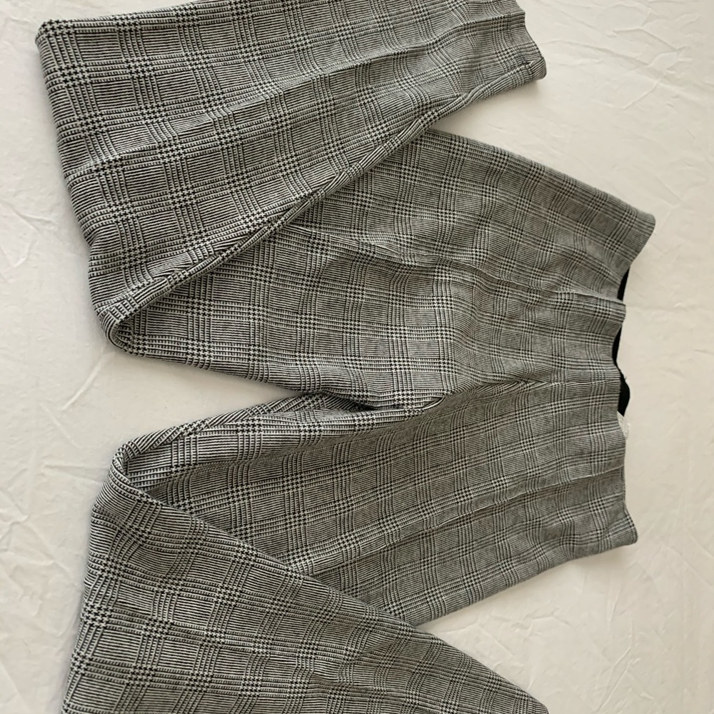 Zara Basic Glen Plaid Legging